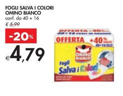 Offerta per Omino Bianco - Fogli Salva I Colori a 4,79€ in Bennet