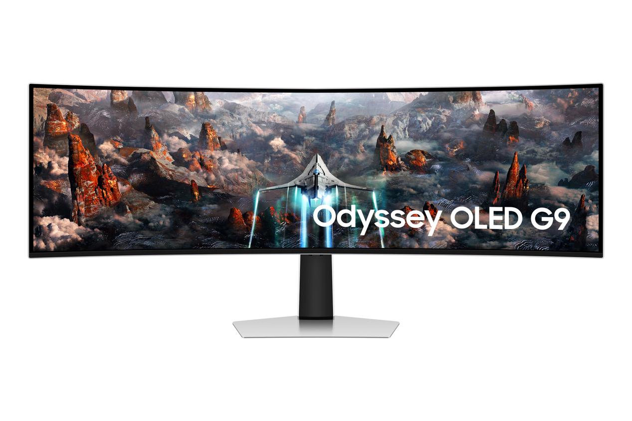 Offerta per Samsung - Odyssey Monitor Gaming OLED G9 - G93SC da 49'' Dual QHD Curvo a 1099€ in Euronics