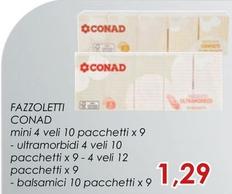 Offerta per Conad - Fazzoletti a 1,29€ in Conad Superstore