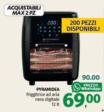 Offerta per Pyramidea - Friggitrice Ad Aria Nera Digitale a 90€ in Pam RetailPro