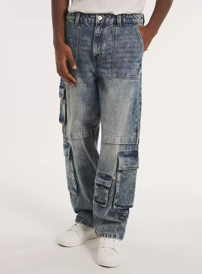 Offerta per Jeans cargo baggy fit a 39,99€ in Alcott