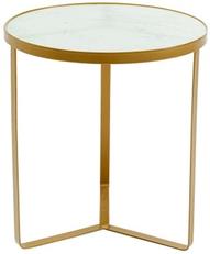 Offerta per Tavolino d appoggio Marble oro Ø45 a 123,9€ in Kare Design