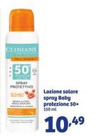 Offerta per Clinians - Lozione Solare Spray Baby Protezione 50+ a 10,49€ in IN'S