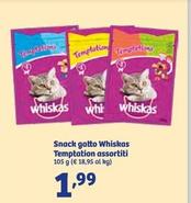 Offerta per Whiskas - Temptation Snack Gatto a 1,99€ in IN'S