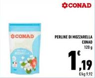 Offerta per Conad - Perline Di Mozzarella a 1,19€ in Conad