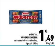 Offerta per Wuber - Würstel Wüberone a 1,49€ in Conad