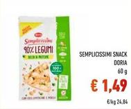 Offerta per Doria - Semplicissimi Snack a 1,49€ in Conad