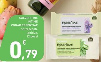 Offerta per  Conad - Salviettine Intime Essentiae  a 0,79€ in Spazio Conad