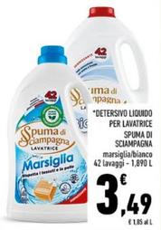 Offerta per Spuma Di Sciampagna - Detersivo Liquido Per Lavatrice a 3,49€ in Conad City