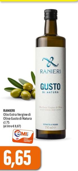 Offerta per Ranieri - Olio Extra Vergine Di Oliva Gusto Di Natura a 6,65€ in Emi