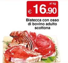 Offerta per  Bistecca Con Osso Di Bovino Adulto Scottona  a 16,9€ in Si con Te
