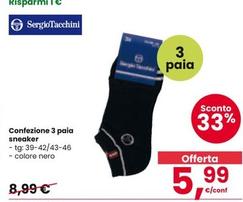 Offerta per Sergio Tacchini - Confezione 3 Paia Sneaker a 5,99€ in Interspar