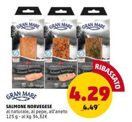 Offerta per Gran Mare - Salmone Norvegese a 4,29€ in PENNY