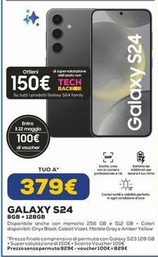 Offerta per Samsung - Galaxy S24 8Gb + 128Gb a 829€ in Euronics