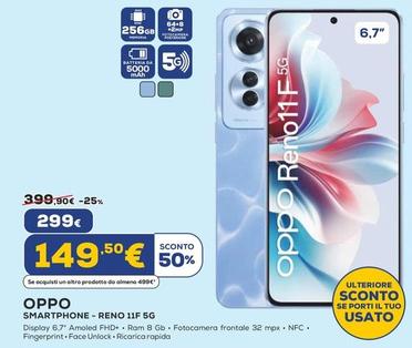 Offerta per Oppo - Smartphone-Reno 11F 5G a 299€ in Euronics