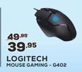 Offerta per Logitech - Mouse Gaming-G402 a 39,95€ in Euronics