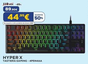 Offerta per Hyper X -  Tastiera Gaming-4P5N4AA a 89,9€ in Euronics