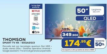 Offerta per Thomson - Smart Tv 4K-50QA2S13 a 349,9€ in Euronics