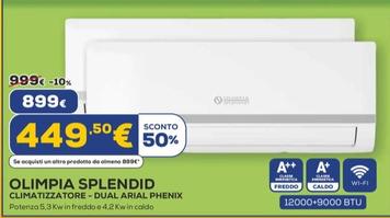 Offerta per Olimpia Splendid - Climatizzatore - Dual Arial Phenix a 899€ in Euronics