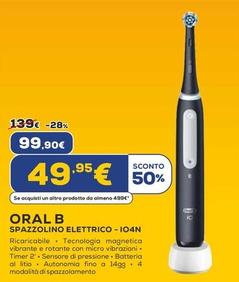 Offerta per Oral B - Spazzolino Elettrico-IO4N a 99,9€ in Euronics