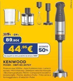 Offerta per Kenwood - Mixer-HBM 60.307GY a 89,9€ in Euronics