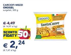 Offerta per Orogel - Carciofi Mezzi a 2,24€ in Esselunga