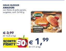 Offerta per Hamburger a 1,99€ in Esselunga
