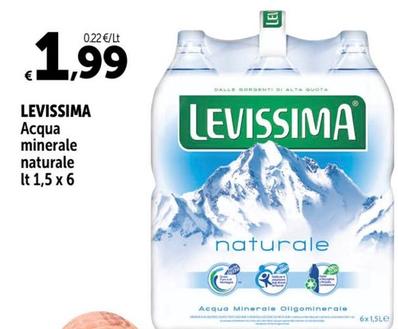 Offerta per Levissima - Acqua Minerale Naturale a 1,99€ in Carrefour Market