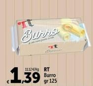 Offerta per Rt - Burro a 1,39€ in Carrefour Market