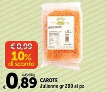 Offerta per Carote a 0,89€ in Carrefour Market