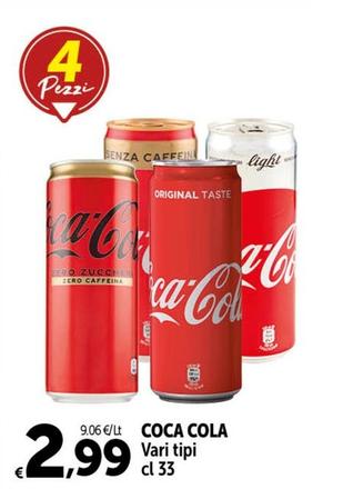 Offerta per Coca cola zero a 2,99€ in Carrefour Market