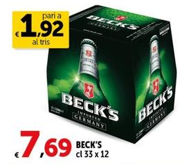 Offerta per Becks a 7,69€ in Carrefour Market