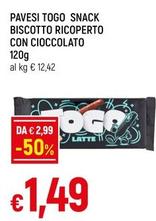 Offerta per Pavesi - Togo Snack Biscotto Ricoperto Con Cioccolato a 1,49€ in Famila