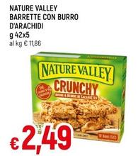 Offerta per Nature Valley - Barrette Con Burro D'Arachidi a 2,49€ in Famila