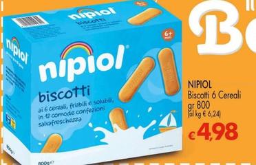Offerta per Nipiol - Biscotti 6 Cereali a 4,98€ in Interspar