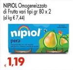 Offerta per Nipiol - Omogeneizzato Di Frutta a 1,19€ in Interspar