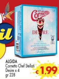 Offerta per Algida - Cornetto Chef Stellati Desire a 1,99€ in Interspar