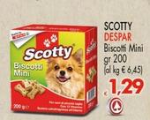 Offerta per Despar - Scotty Biscotti Mini a 1,29€ in Interspar