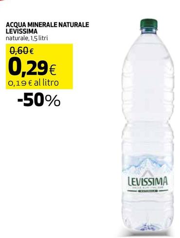 Offerta per Levissima - Acqua Minerale Naturale a 0,29€ in Coop