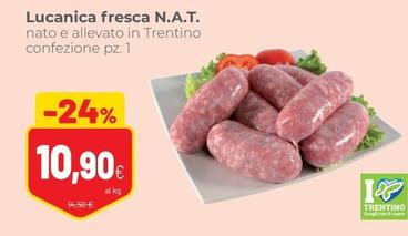 Offerta per Lucanica Fresca N.A.T. a 10,9€ in Coop