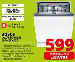 Offerta per Bosch - Lavastoviglie SMV4EVX01E a 599€ in Comet