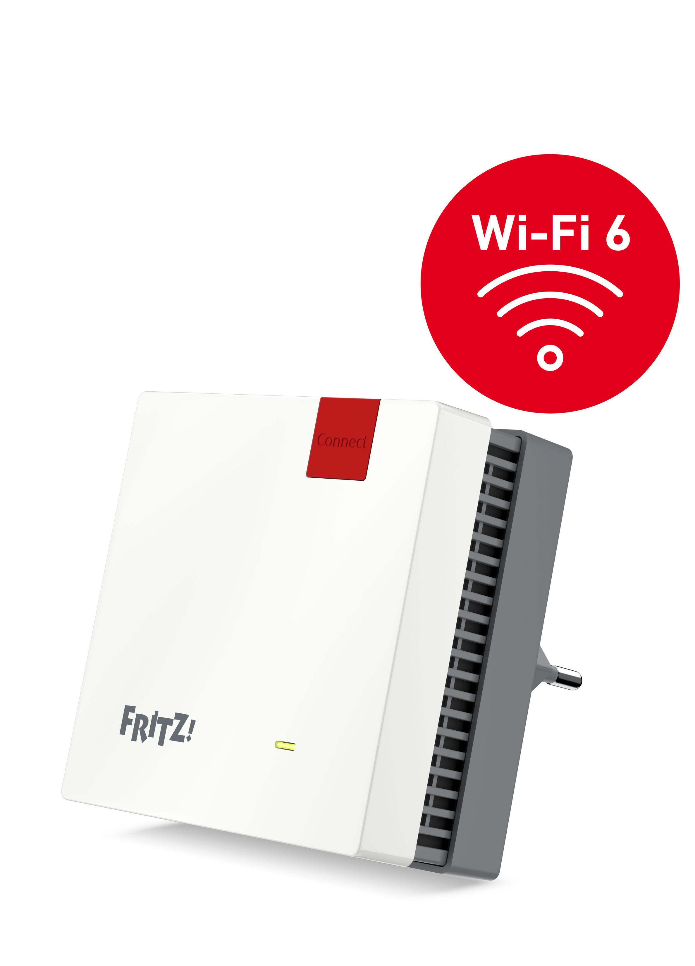 Offerta per Avm - FRITZ!Repeater 1200 AX 3000 Mbit/s Collegamento ethernet LAN Wi-Fi Bianco 1 pz a 74,99€ in Comet