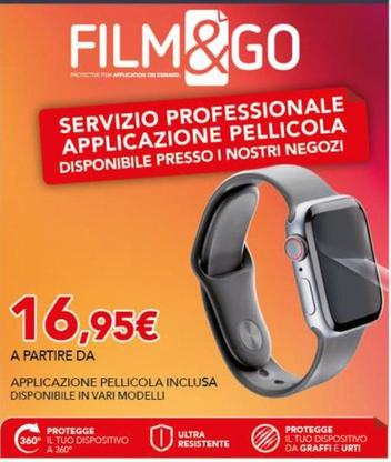 Offerta per Film&go - Applicazione Pellicola Inclusa Disponibile In Vari Modelli a 16,95€ in Comet
