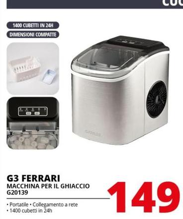 Offerta per G3 Ferrari - Macchina Per Il Ghiaccio G20139 a 149€ in Comet