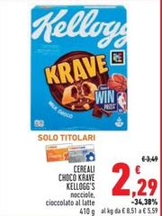 Offerta per Kelloggs - Cereali Choco Krave a 2,29€ in Conad Superstore