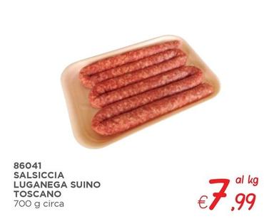 Offerta per Salsiccia Luganega Suino Toscano a 7,99€ in ZONA