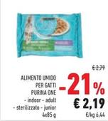 Offerta per Purina One - Alimento Umido Per Gatti a 2,19€ in Conad Superstore