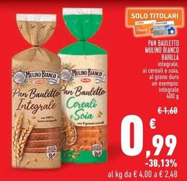 Offerta per Barilla - Pan Bauletto Mulino Bianco a 0,99€ in Conad