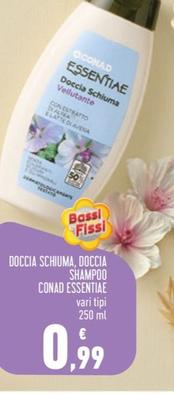 Offerta per Conad - Doccia Schiuma, Doccia Shampoo Essentiae a 0,99€ in Conad Superstore