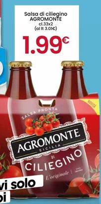 Offerta per Agromonte - Salsa Di Ciliegino a 1,99€ in Despar